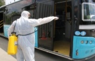 Toplu ulaşım araçlarında dezenfekte sürüyor