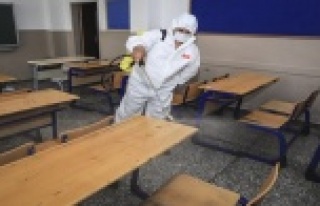 YKS sonrası sınıflar dezenfekte edildi