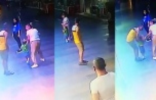 2.5 yaşındaki çocuğu kaçırma girişimi kamerada