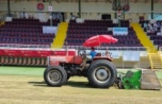 Alanya Belediyesi Oba'da UEFA kriterleri için...