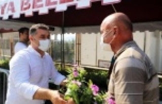 Alanya'da 21 mezarlıkta 58 bin çiçek toprakla...