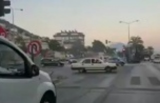 Alanya'da drift yapan sürücüye 8 bin TL ceza