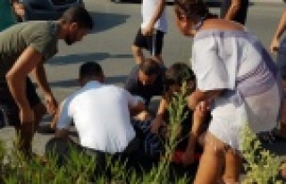 Alanya'da korkutan kaza