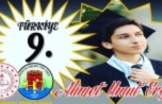 Alanyalı Ahmet YKS'de Türkiye 9'uncusu...