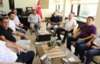 Alanyaspor’dan Başkan Yücel’e ziyaret