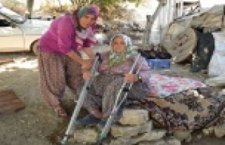 Antalya'da engelli kadının yanan evinden sadece...