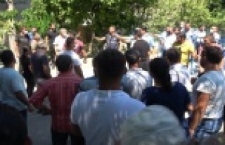 Antalya’da çevik kuvvet kontrolünde gergin arazi...