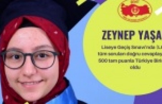 LGS Türkiye birincisi Alanya Şehit Ömer Halisdemir'den