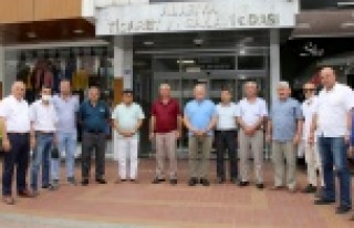 Muhtarlardan Şahin'e teşekkür ziyareti