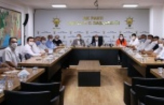 Mustafa Toklu ilçe kongresi için görüştü