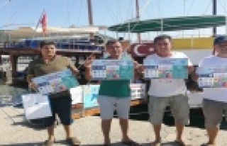 Yatçılar tedbiri elden bırakmıyor, hijyen ve maskeden...