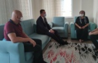 Yeni kaymakamın ikinci ziyareti şehit aileleri oldu