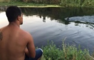 17 yaşındaki genç serinlemek için girdiği derede...