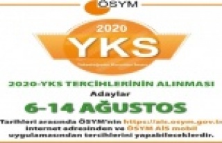 2020-YKS tercihleri başladı