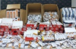 Alanya'da kaçak tütün operasyonu