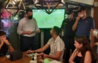 Alanya'da kaymakamdan gece işletmelere pandemi...