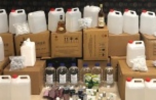 Alanya'da sahte içki operasyonu