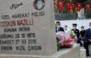 Alanya'da şehitlerimiz için dua edildi