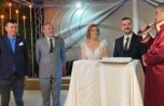 Alanya'da ülkücüler bu düğünde buluştu