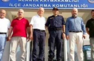 Alanyalı oda başkanlarından hayırlı olsun ziyareti