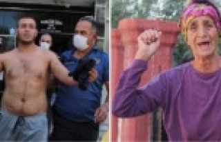 Annesini eve kapatıp satırla rehin alan gence operasyon