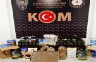 Alanya'da kaçakçılık operasyonu