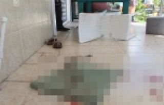 Balkonda oturan kadına 3 bıçak darbesi