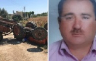 Devrilen traktörün altında kalan çiftçi hayatını...