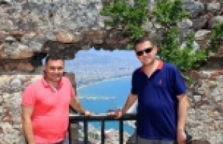 Kaymakam Ürkmezer Alanya Kalesini gezdi