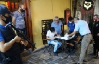 Korona Virüs denetimi bin 500 polisin katılımı...