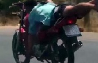 Motosiklet üzerindeki akrobatik hareketlere 3 bin...