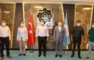 MÜSİAD'dan Rektör Kalan'a ziyaret