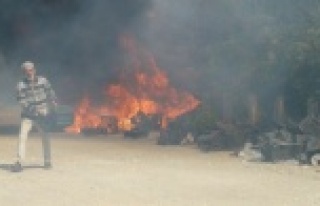 Türk hamamı cayır cayır yandı