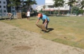 Zimbitlik antrenman sahası genişletildi