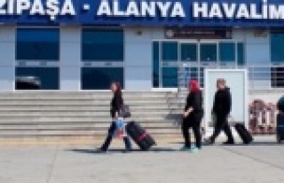 Ağustosta Alanya-GZP Havalimanı'na kaç turist...