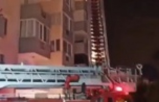 Alanya'da 10. katta yangın paniği