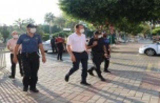 Alanya’da maske denetimi