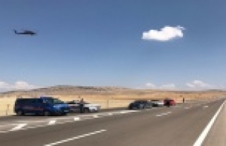 Antalya'da havadan trafik denetimi