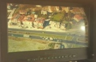 Antalya trafiği havadan helikopter ve drone ile denetlendi