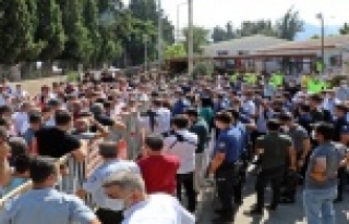 Servisçilerin ‘C plaka’ eyleminde arbede