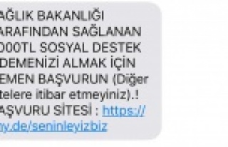 Bu mesaja sakın inanmayın