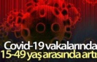 Covid-19 vakalarında 15-49 yaş arasında artış
