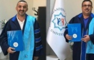 Erdoğan ve Çalış yüksek lisansı tamamladı