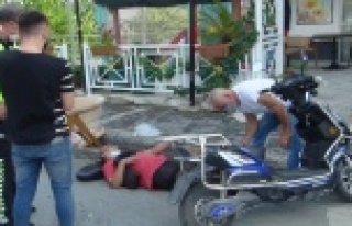 Gözlerinin önünde yaşanan kaza sonrası yaralıya...