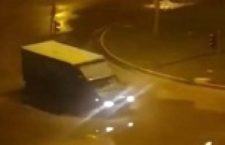 Kargo kamyonetiyle drift