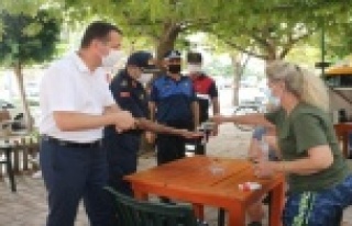 Kaymakam Ürkmezer Mahmutlar’da denetim yaptı