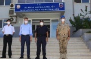 Kaymakamdan jandarmaya ziyaret