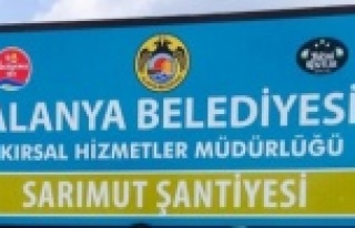 Alanya Belediyesi'nin şantiyesi karantinaya...
