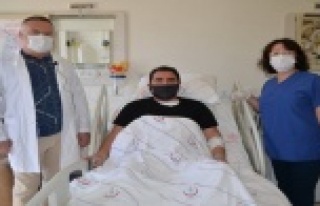 Nefes darlığı yaşayan hasta ALKÜ'de şifa...