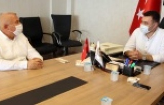 Şahin'den Yücel'e geçmiş olsun ziyareti